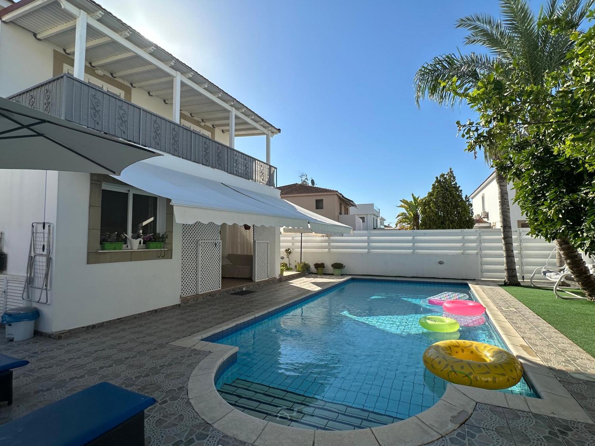 Villa Andy-350 M From The Beach 拉纳卡 外观 照片