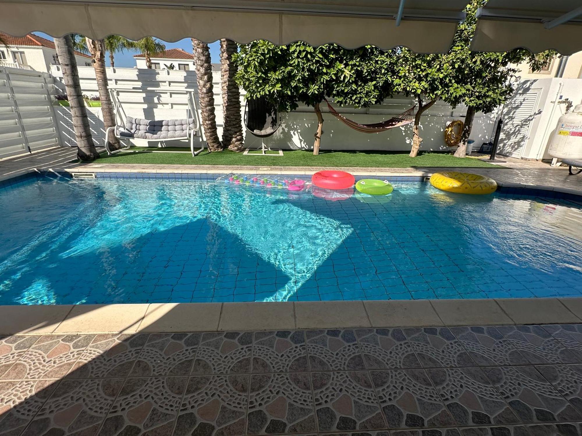 Villa Andy-350 M From The Beach 拉纳卡 外观 照片